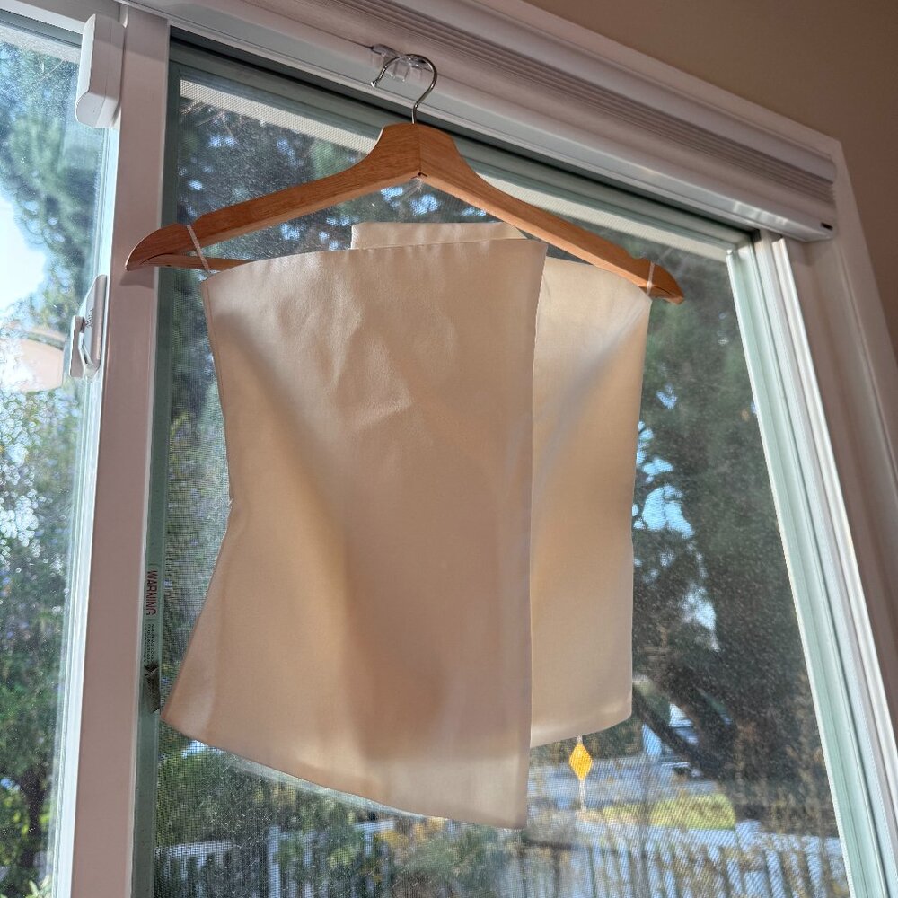 Zara CrissCross Strapless Top NWT